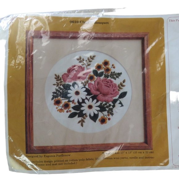 Vintage Creative Circle CLASSIC BOUQUET 0610 New Old Stock USA Made - Picture 6 of 11